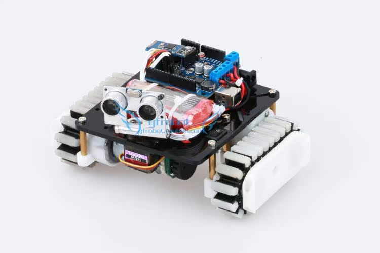 arduino树莓派4wd悬挂智能小车底盘减震避震wifi小车避障循迹遥控