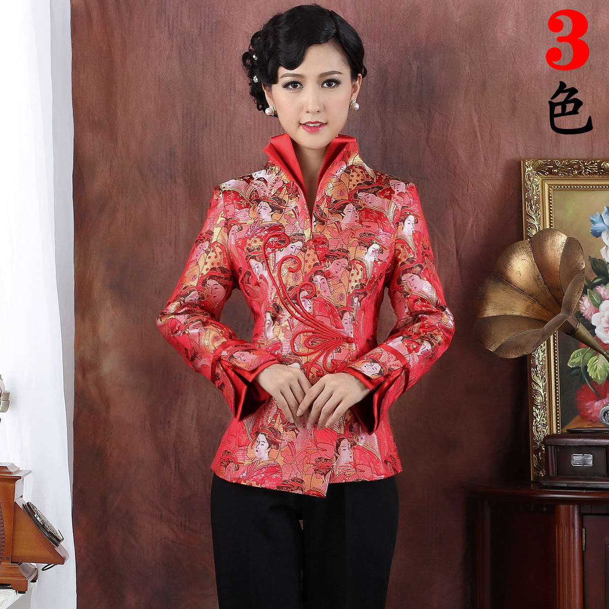 正品[女唐装春秋装]中老年唐装女春秋装评测 中