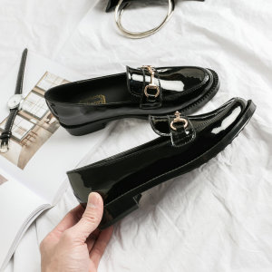 英伦风学院小皮鞋平底单鞋