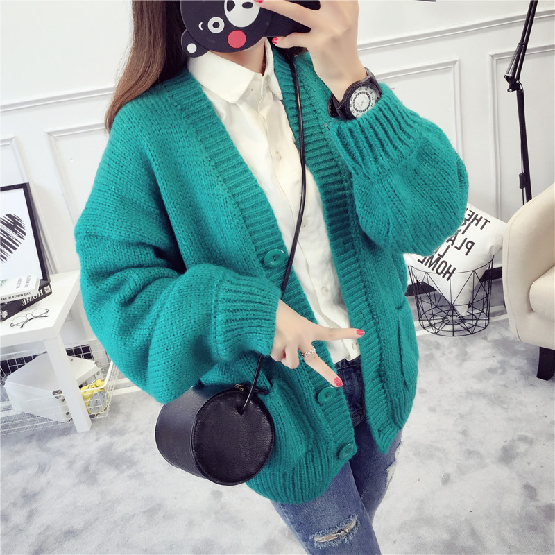 正品[开衫毛衣编织花样图解]长毛衣开衫编织花