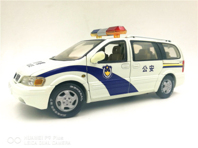 原厂1:24 庞蒂亚克 旁蒂克 pontiac 别克 gl8 警车 合金汽车模型