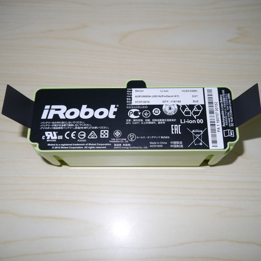 原装正品irobot扫地机器人配件锂电池组 14.4v 2130mah非山寨货