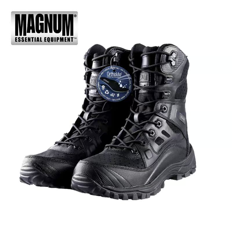马格南军靴magnum lightspeed 8寸男侧拉链轻型战术作战靴登山鞋