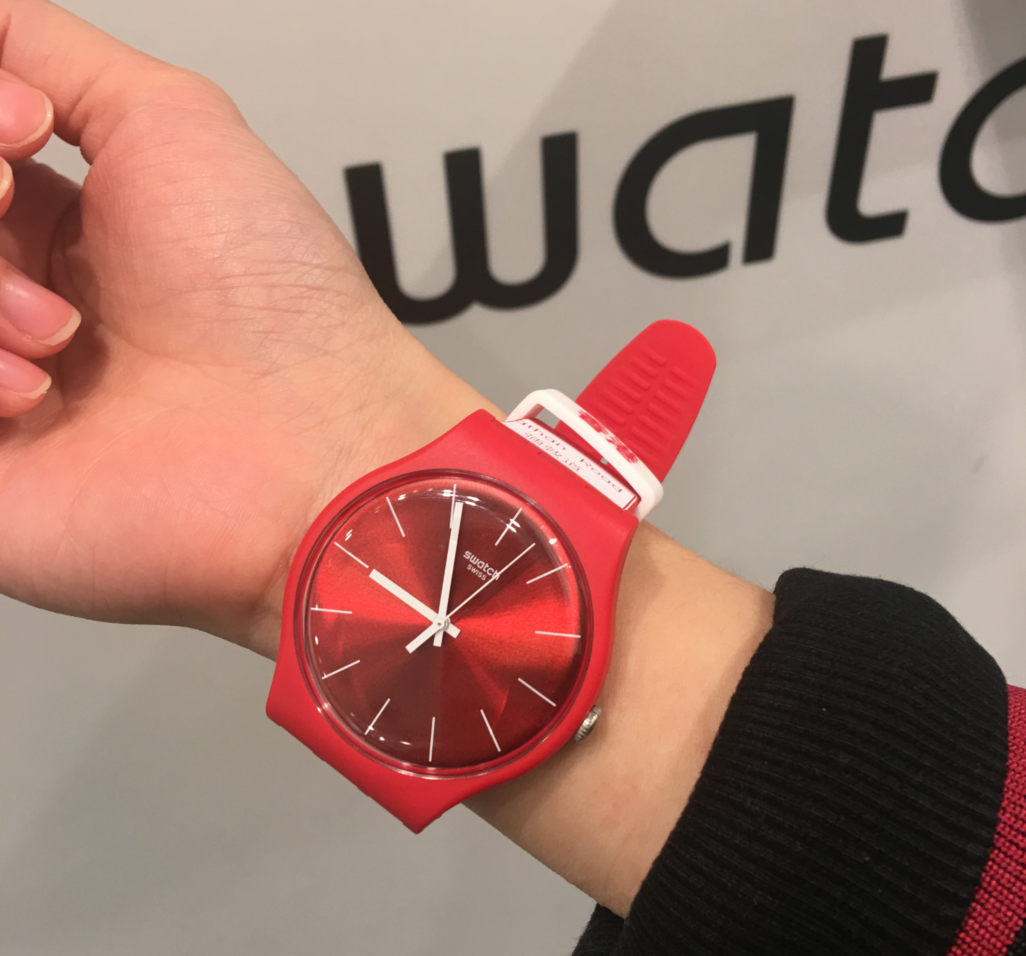 swatch/斯沃琪正品手表2017年新款时尚金属手链女表lk