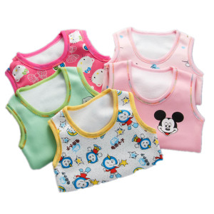 儿童秋冬棉绒保暖背心童装