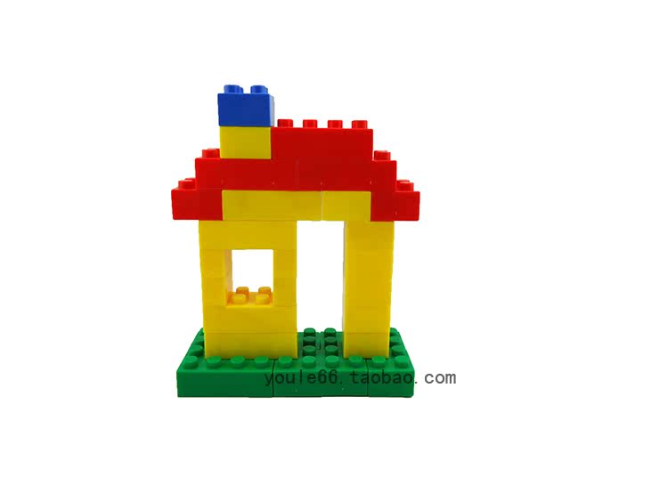 儿童积木玩具拼图3-6周岁塑料拼插益智力大块拼搭拼接