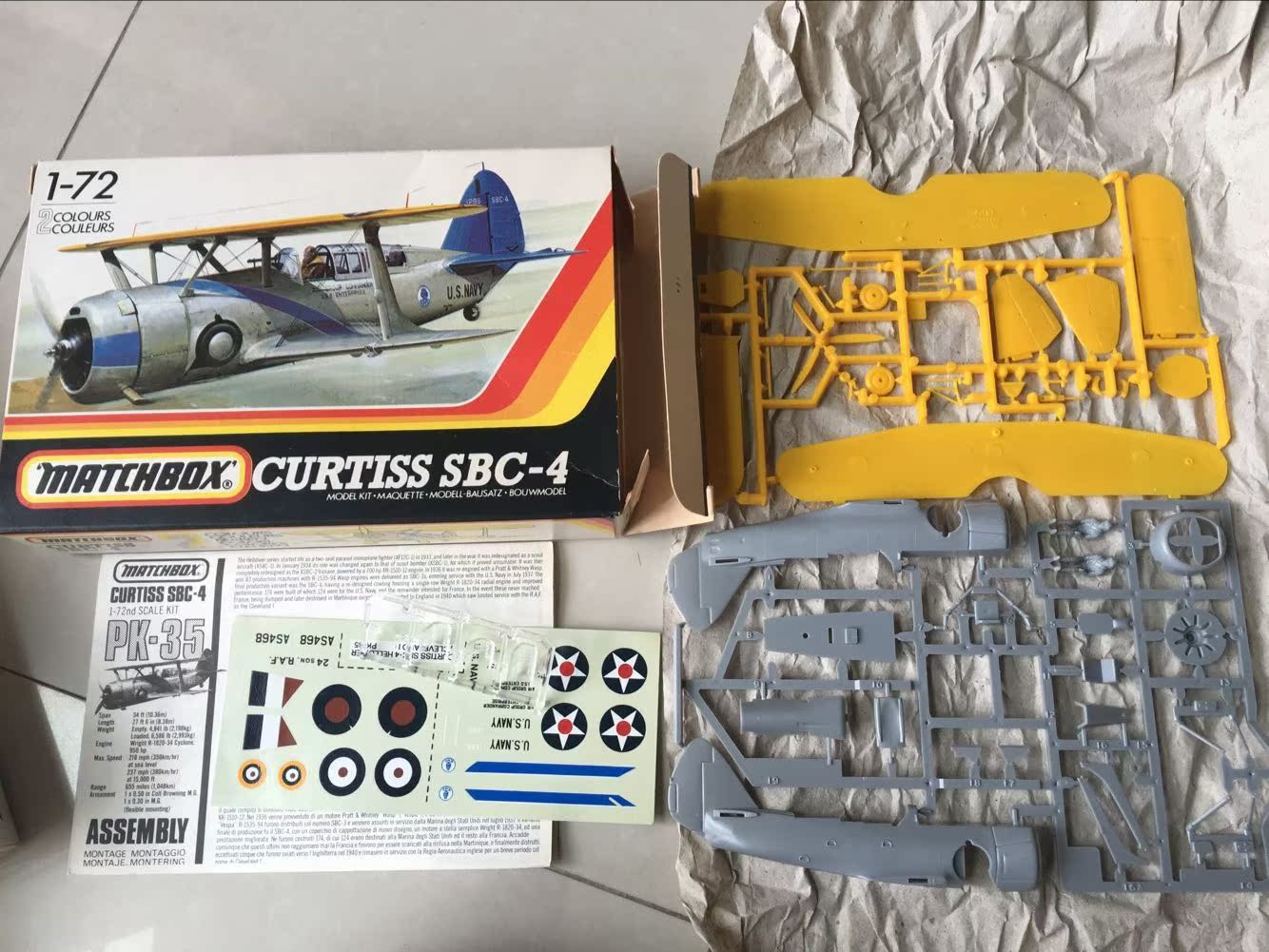 matchbox 环球火柴盒 pk-35 寇蒂斯 sbc俯冲轰炸机 外版1/72缺货