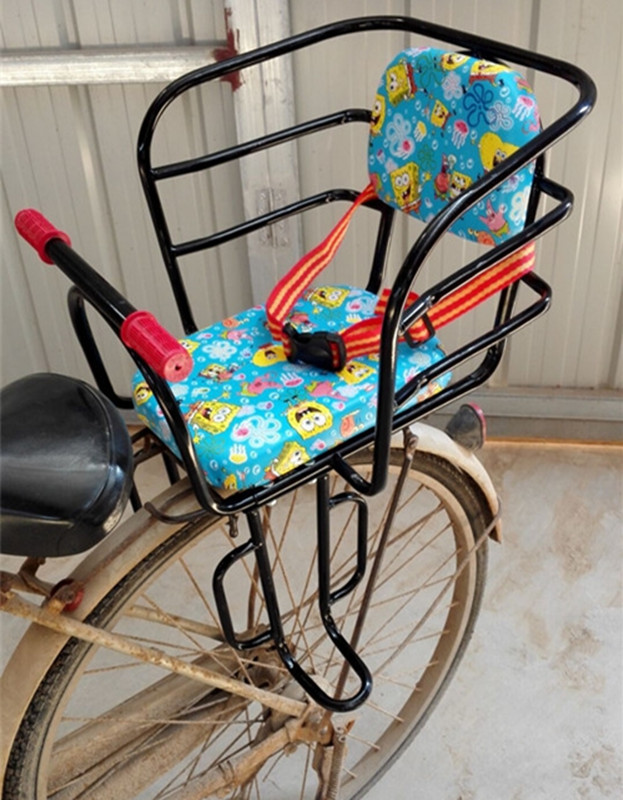 加厚自行车后置儿童座椅山地车单车宝宝后座电动车后座小孩椅子厚