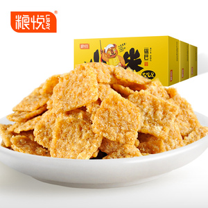 粮悦小米锅巴210gX3盒