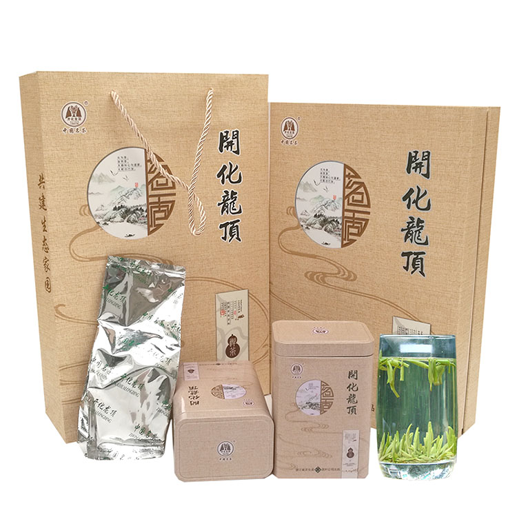 绿茶礼盒装2016新茶茶叶开化龙顶绿茶雀舌茶叶特级高山茶直销250g