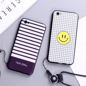 vivox9手机壳挂绳硅胶