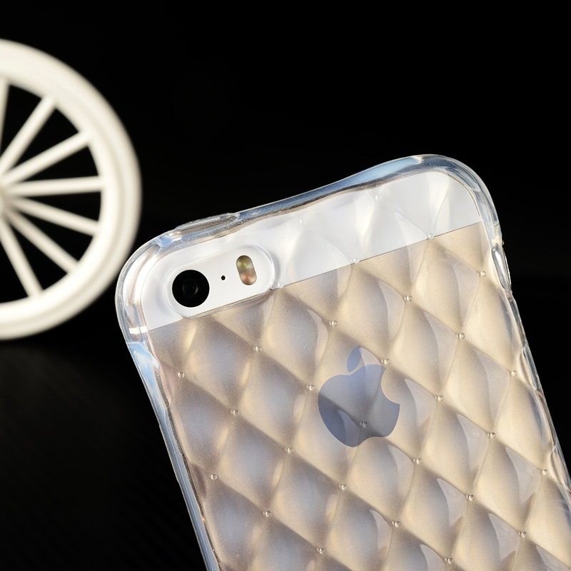 确悦iphone5小蛮腰气囊防摔壳苹果5s/se防滑手机壳保护套软外壳