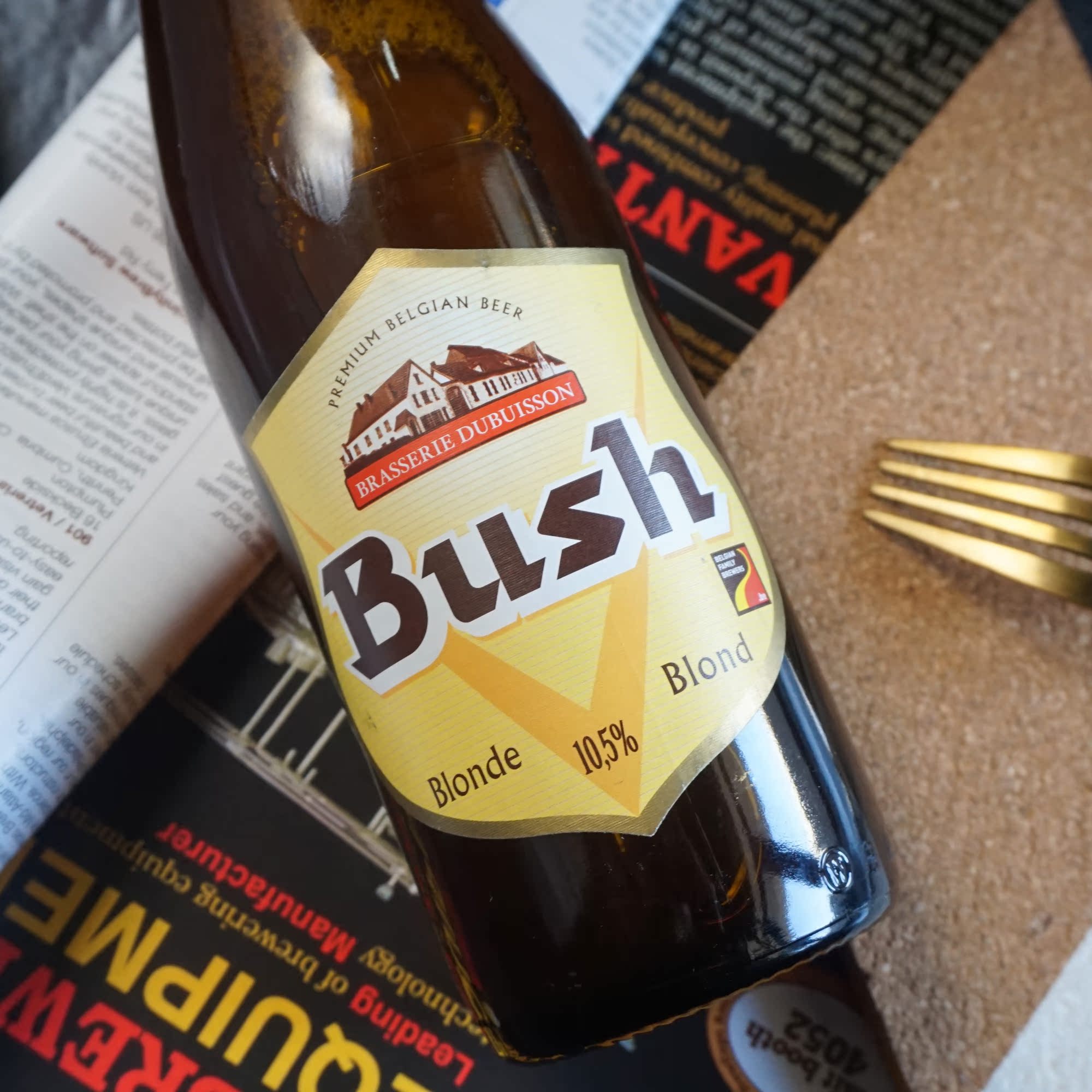 比利时原装进口 bush blond 布什金啤酒 330ml 精酿啤酒