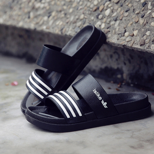 情侣防滑厚底拖鞋