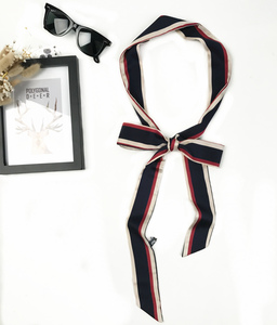 韩国春秋季细窄丝小领巾