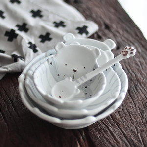 创意卡通陶瓷碗套装