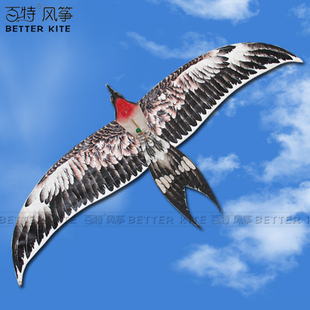 潍坊风筝 优质盘鹰风筝 杜邦纸精手绘双盘盘鹰-归雁 大师精品