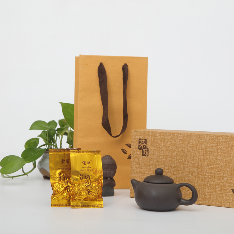 崇华安溪铁观音茶叶浓香型茶叶礼盒装福建特产乌龙茶送礼精品茶