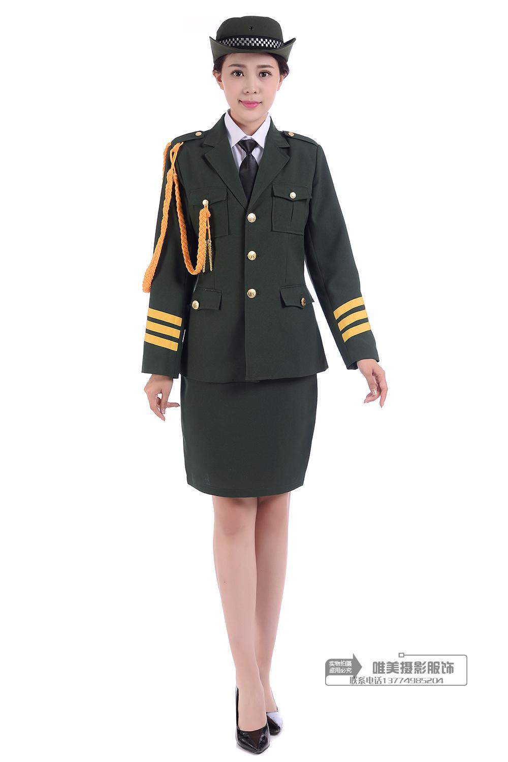 男款升旗手军装三军仪仗队指挥礼服女款军鼓管乐队国旗班陆军制服