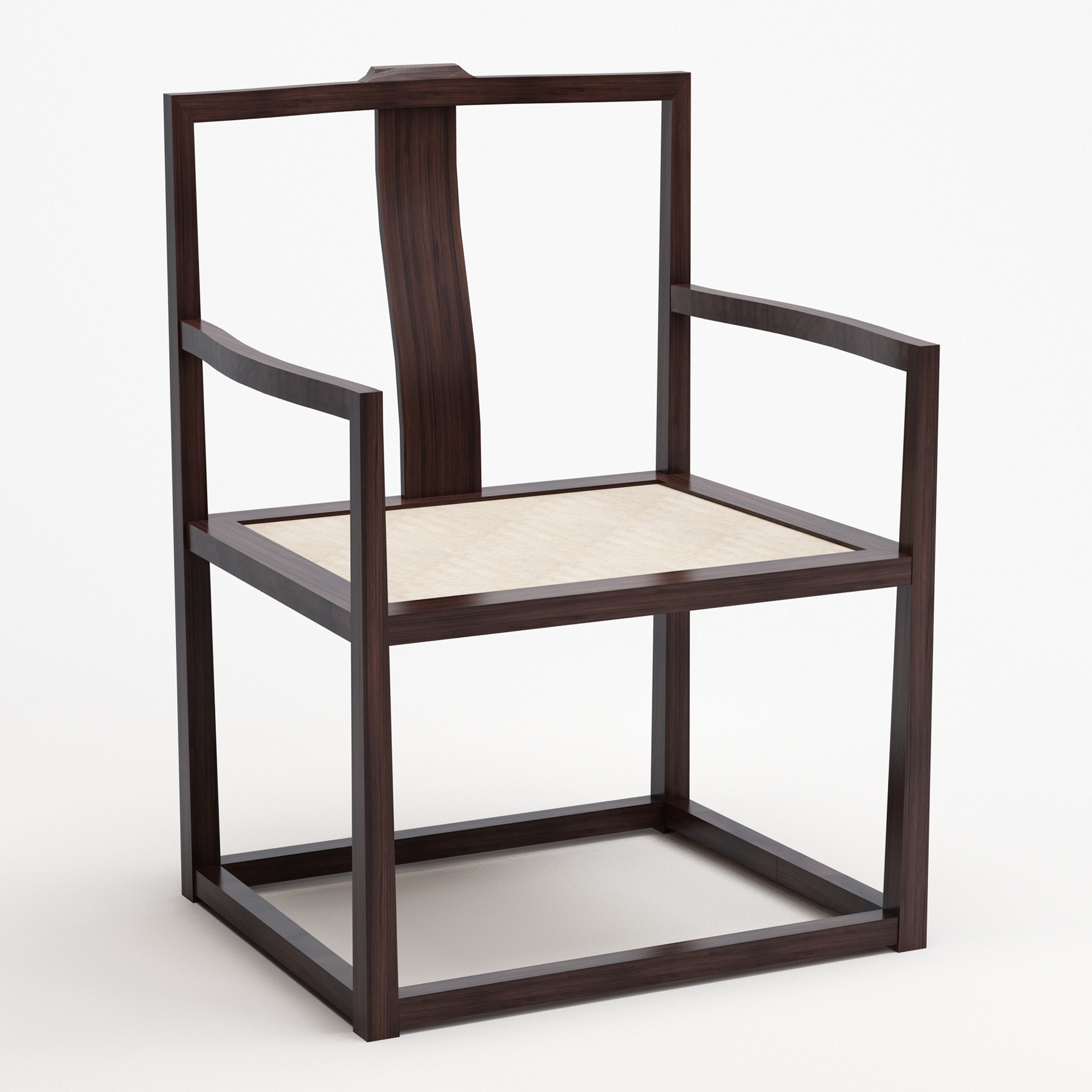新中式椅子书椅现代中式实木餐椅办公椅老板椅书房靠背椅禅意家具