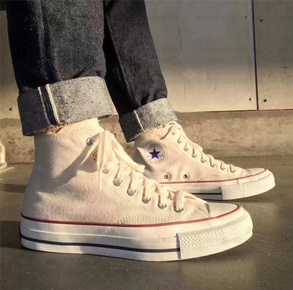 日本现货converse addict chuck taylor canvas hi高帮帆布鞋17ss