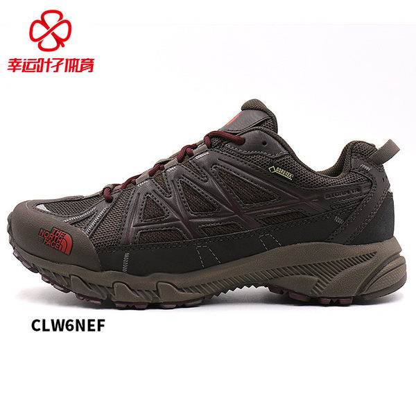 北面男鞋 秋季新款GORE-TEX防水跑步登山鞋户外运动徒步鞋CLW6
