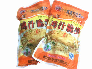 湖南特产鸡汁脆笋酒店特色菜 笋子传统美食400克包邮