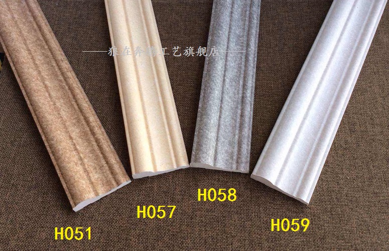 4公分宽实心阻燃装饰线条pvc仿大理石门套窗套背景墙压边线厂家