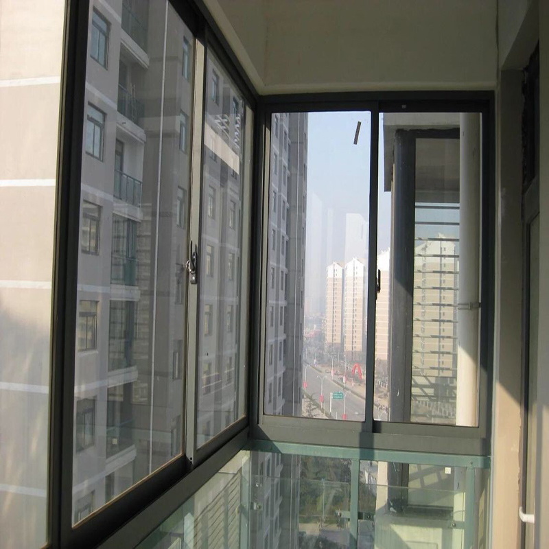 宁波直销凤铝789铝合金门窗断桥铝推拉窗封阳台双层中