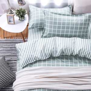 纯棉学生宿舍被套单人床上三件套