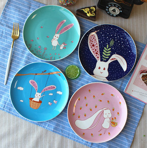 景德镇陶瓷日式可爱卡通盘