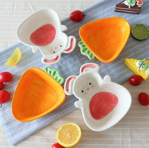 陶瓷卡通小兔子汤碗甜品碗