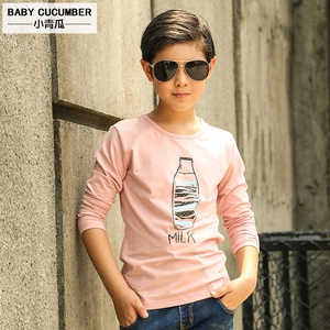 男童秋季圆领长袖t恤