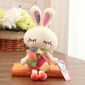 毛绒玩具小白兔