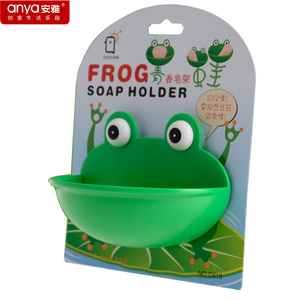 安雅吸盘肥皂盒架创意皂盒沥水挂架卡通可爱浴室挂钩 包邮香皂盒