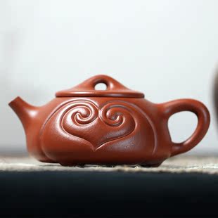宜兴紫砂壶,倪顺生高足薛梅全手工如意石瓢紫砂壶