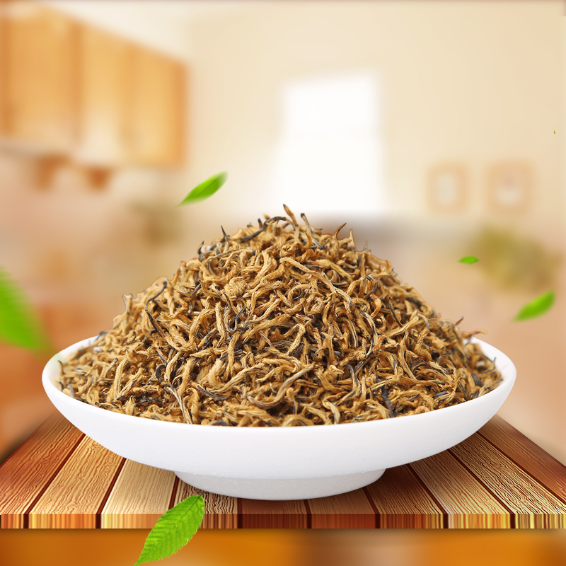 金骏眉红茶武夷桐木关散装特级黄芽金俊眉新茶茶叶礼盒装送礼500g