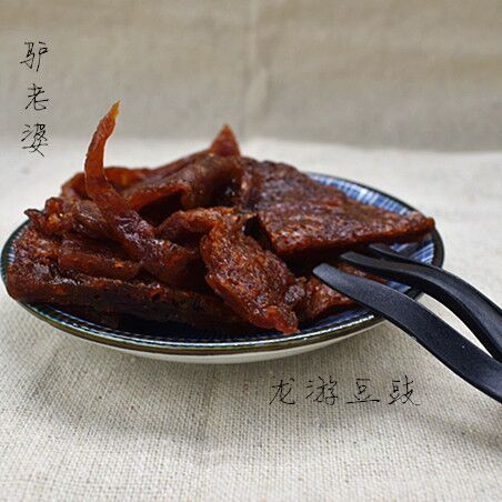 浙江特产龙游豆豉丝辣块零食休闲食品 农家土特产250g散称1000g包