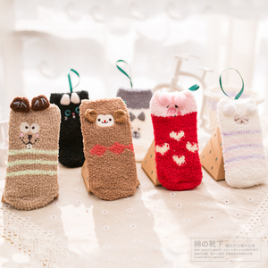 儿童防滑纯棉地板袜