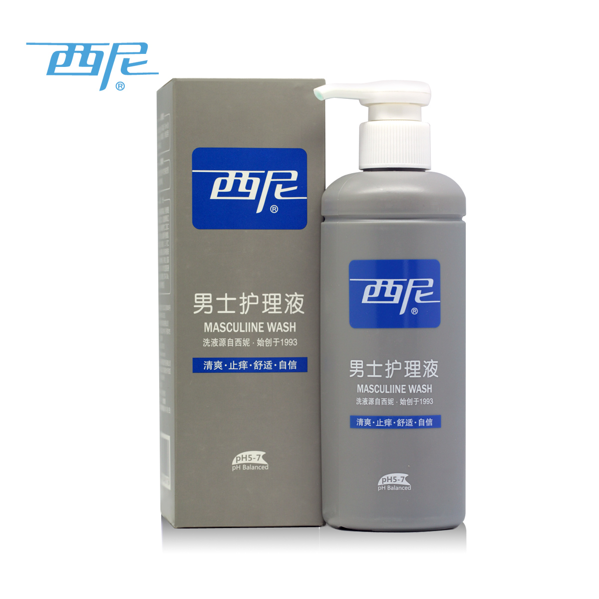 西妮男士私处护理液280ml私处洗液 西妮女士私处护理液280ml2瓶