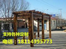 碳化木庭院葡萄架 户外凉亭室外廊架爬藤架花架长廊 葡萄架防腐木
