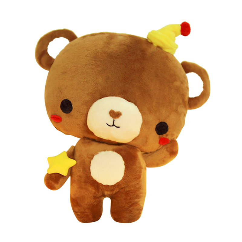 包邮可爱卡通小熊布艺娃娃 很简单 手工制作diy创意玩偶材料包