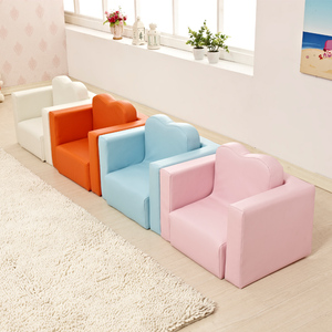 可爱单人实木儿童沙发