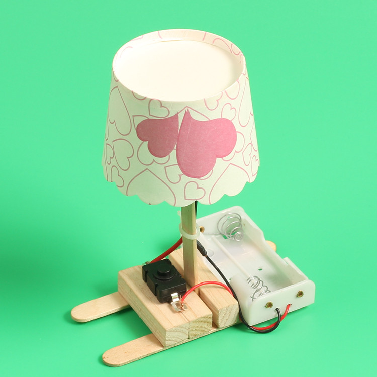 促销小发明玩具纸杯小台灯环保科学生手工作业