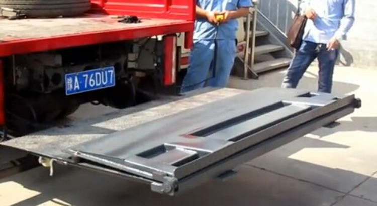 定制小货车液压起重装卸货折叠式尾板 物流搬家汽车升降尾板