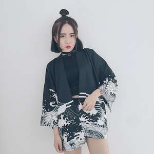 日系古着和风开衫防晒衣