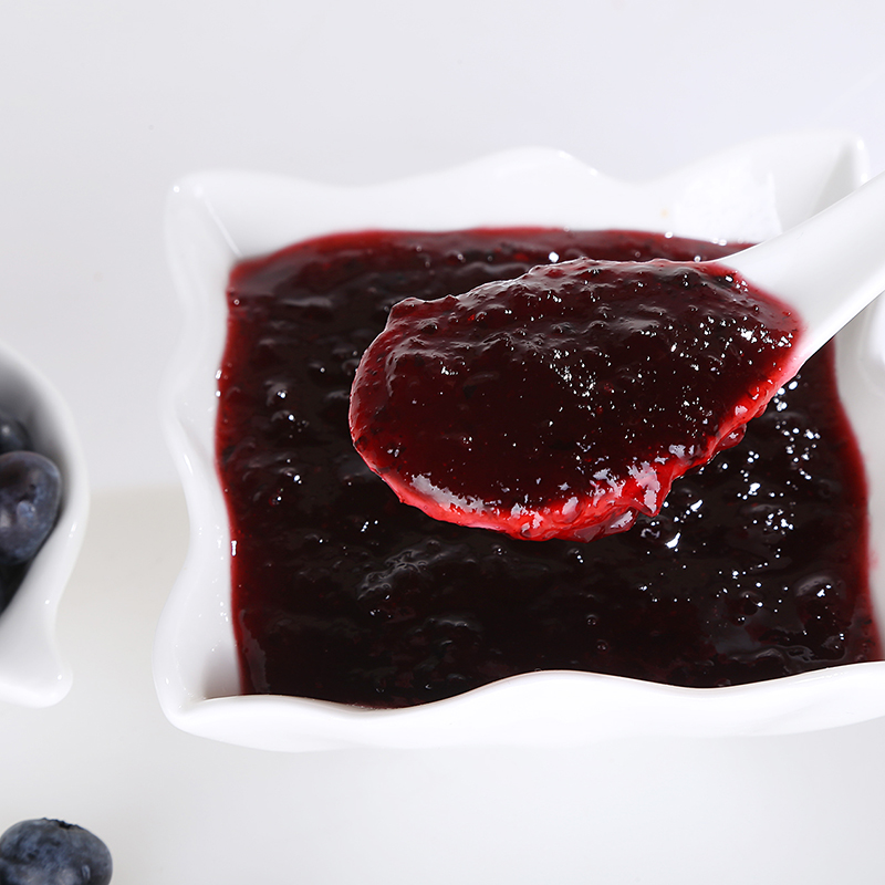 博多家园蓝莓酱水果花果茶博多品牌奶茶咖啡餐