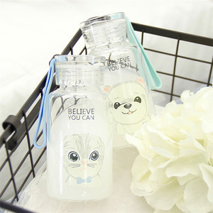 500ml大容量玻璃水杯