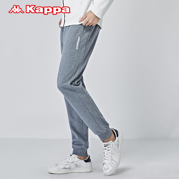[清]Kappa男裤运动裤休闲直筒裤男宽松基础版收口长裤|K0552AK07