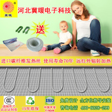 电地热温控系统24K进口硅胶 电地暖碳纤维发热电缆发热线家用安装